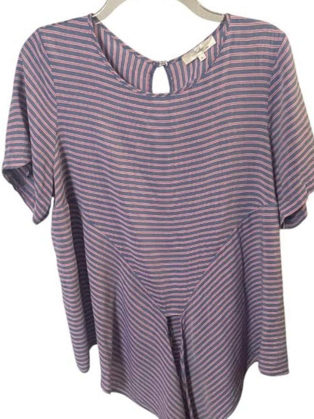 Andree by Unit Short-Sleeve Tie-Front Top